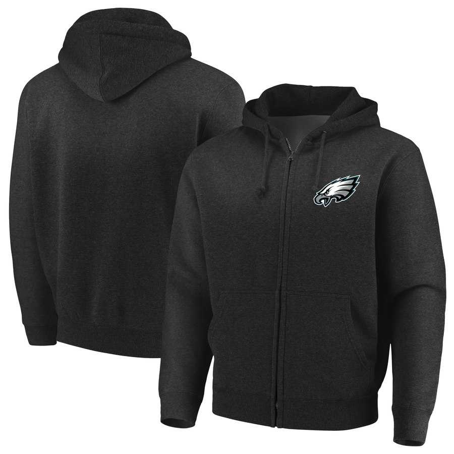 Men's Philadelphia Eagles Majestic Cap Logo Full Zip Hoodie Black,We sell and wholesale Men's Philadelphia Eagles Majestic Cap Logo Full Zip Hoodie Black on line form chian!